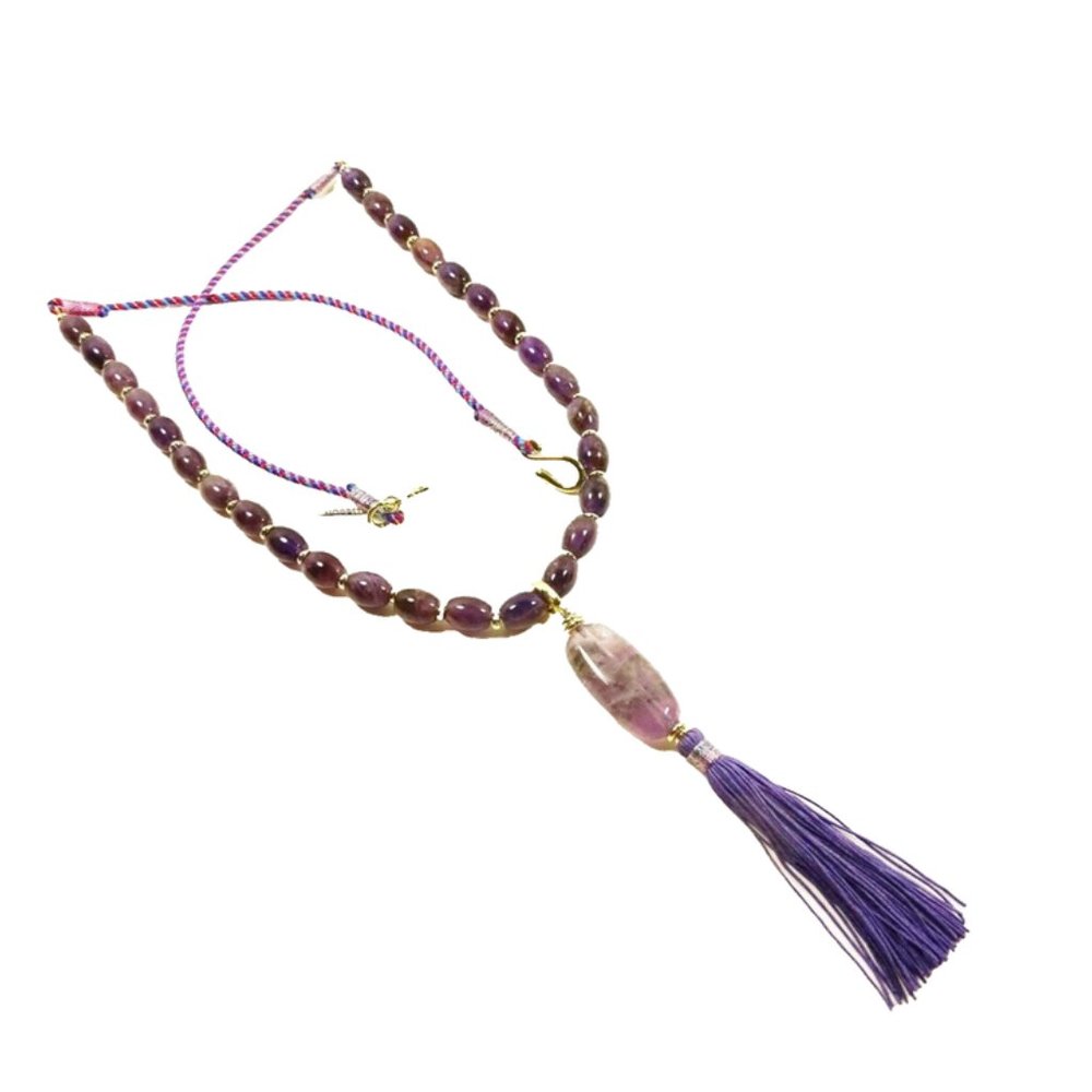 KENDRA SCOTT Insley Yellow Gold Plated & Amethyst Convertible Necklace